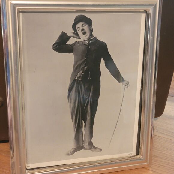 Charlie Chaplin (1954)—Vintage Photograph 8"x11" black & white photo - Picture 8 of 16